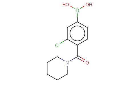 3-CHLORO-4-(PIPERIDINE-1-CARBONYL)PHENYLBORONIC ACID